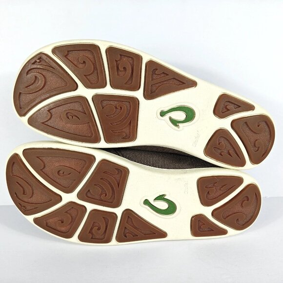 Olukai Nohea Mesh Mustang Green Men’s Slip On Shoes Size 10 M Casual Comfort - Picture 13 of 16